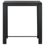 Tall garden table made of black synthetic rattan 100x60.5x110.5 cm by vidaXL, Garden tables - Ref: Foro24-45874, Price: 146,0...