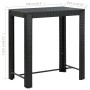 Tall garden table made of black synthetic rattan 100x60.5x110.5 cm by vidaXL, Garden tables - Ref: Foro24-45874, Price: 146,0...