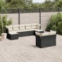 8-piece garden sofa set with black synthetic rattan cushions by , Garden sets - Ref: Foro24-3218306, Price: 581,71 €, Discoun...