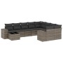 Garden sofa set 10 pieces with gray synthetic rattan cushions by , Garden sets - Ref: Foro24-3223059, Price: 670,99 €, Discou...