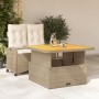 Set comedor de jardín 2 pzas con cojines ratán sintético beige de , Conjuntos de jardín - Ref: Foro24-3277415, Precio: 392,99...