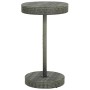 Mesa de jardín de ratán sintético gris 60,5x106 cm de vidaXL, Mesas de jardín - Ref: Foro24-45857, Precio: 92,77 €, Descuento: %