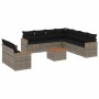 Set mit 10 Gartensofas mit Kissen synthetisches Rattangrau von , Gartensets - Ref: Foro24-3258511, Preis: 629,97 €, Rabatt: %