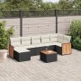 Set aus 8-teiligen Gartensofas und Kissen Kunstrattan schwarz von , Gartensets - Ref: Foro24-3227876, Preis: 492,99 €, Rabatt: %