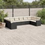 Garden sofa set 10 pieces with black synthetic rattan cushions by , Modular outdoor sofas - Ref: Foro24-3251803, Price: 576,9...