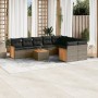 Set mit 10 Gartensofas mit Kissen synthetisches Rattangrau von , Gartensets - Ref: Foro24-3227992, Preis: 661,65 €, Rabatt: %