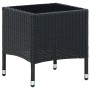 Black synthetic rattan garden table 40x40x45 cm by vidaXL, Garden tables - Ref: Foro24-45901, Price: 51,99 €, Discount: %