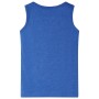 Blaues Melange-Tanktop für Kinder 116 von , Kinder-T-Shirts - Ref: Foro24-11661, Preis: 7,68 €, Rabatt: %