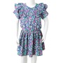 Children's dress with cobalt blue ruffle sleeves 104 by , Children's dresses - Ref: Foro24-11550, Price: 13,46 €, Discount: %