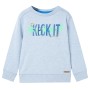 Sudadera infantil azul suave mélange 116 de , Camisetas para niños - Ref: Foro24-11971, Precio: 10,99 €, Descuento: %