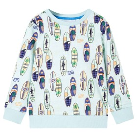 Children's sweatshirt soft blue melange 128 by , Kids T-shirts - Ref: Foro24-11822, Price: 12,99 €, Discount: %