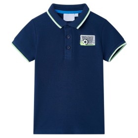 Dark blue children's polo shirt 104 by , Kids T-shirts - Ref: Foro24-12440, Price: 10,99 €, Discount: %