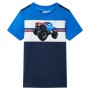 Blaues und marineblaues Kinder-T-Shirt 128 von , Kinder-T-Shirts - Ref: Foro24-12532, Preis: 9,43 €, Rabatt: %