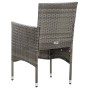 Set de muebles de jardín 5 pzas y cojines ratán sintético gris de vidaXL, Conjuntos de jardín - Ref: Foro24-45894, Precio: 24...