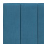 Blue velvet padded bed headboard 80 cm by , Headboards and footboards - Ref: Foro24-374647, Price: 34,59 €, Discount: %