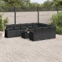 11-teiliges Gartensofa-Set und schwarze synthetische Rattankissen von , Gartensets - Ref: Foro24-3219485, Preis: 693,31 €, Ra...