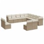 Gartensofa-Set mit Kissen, 13-teilig, beiges synthetisches Rattan von , Gartensets - Ref: Foro24-3218488, Preis: 990,74 €, Ra...