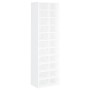 White plywood shoe cabinet 54x34x183 cm by vidaXL, Shoe racks and shoe organizers - Ref: Foro24-800369, Price: 165,99 €, Disc...