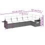 Gartensofa-Set mit Kissen, 6-teilig, beiges synthetisches Rattan von , Gartensets - Ref: Foro24-3252525, Preis: 525,58 €, Rab...