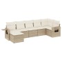 Set sofás de jardín 7 piezas y cojines ratán sintético beige de , Conjuntos de jardín - Ref: Foro24-3252815, Precio: 572,52 €...