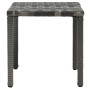 Anthracite gray synthetic rattan sun loungers with table by vidaXL, Loungers - Ref: Foro24-47747, Price: 333,11 €, Discount: %