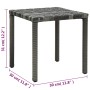 Anthracite gray synthetic rattan sun loungers with table by vidaXL, Loungers - Ref: Foro24-47747, Price: 333,11 €, Discount: %