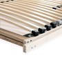 Slatted bed base with 28 slats 7 regions 140x200 cm