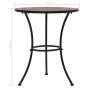 Orange/gray ceramic mosaic bistro table 60 cm by vidaXL, Garden tables - Ref: Foro24-46717, Price: 88,99 €, Discount: %