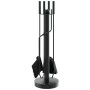 Fireplace tool set 5 pieces steel 18x56 cm by , fireplace tools - Ref: Foro24-156377, Price: 57,72 €, Discount: %