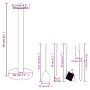 Set de herramientas para chimenea 5 piezas acero 18x56 cm de , Herramientas para chimeneas - Ref: Foro24-156377, Precio: 54,9...