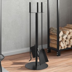 Fireplace tool set 4 pieces steel 22x59 cm by , fireplace tools - Ref: Foro24-156375, Price: 35,83 €, Discount: %