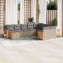 Garden sofa set with beige cushions 10 pieces synthetic rattan by , Garden sets - Ref: Foro24-3227998, Price: 663,75 €, Disco...