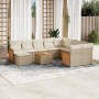 11-teiliges Gartensofa-Set mit beigen synthetischen Rattankissen von , Gartensets - Ref: Foro24-3228242, Preis: 815,16 €, Rab...