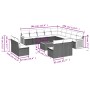 14-teiliges Gartensofa-Set mit beigen synthetischen Rattankissen von , Gartensets - Ref: Foro24-3228173, Preis: 944,18 €, Rab...