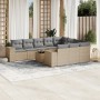 11-teiliges Gartensofa-Set mit beigen synthetischen Rattankissen von , Gartensets - Ref: Foro24-3223098, Preis: 781,68 €, Rab...