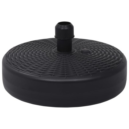 Parasol base fillable with sand/water black 24 L by vidaXL, Umbrella bases - Ref: Foro24-47855, Price: 42,98 €, Discount: %