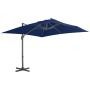 Cantilever parasol with light blue aluminum pole 3x3 m by vidaXL, Umbrellas - Ref: Foro24-47002, Price: 172,92 €, Discount: %