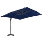 Cantilever parasol with light blue aluminum pole 3x3 m by vidaXL, Umbrellas - Ref: Foro24-47002, Price: 172,92 €, Discount: %