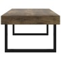 Dark brown and black MDF and iron coffee table, 120x60x40 cm. by vidaXL, Coffee table - Ref: Foro24-286103, Price: 110,30 €, ...