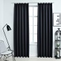 Blackout curtains with hooks 2 pieces anthracite gray 140x245 cm by vidaXL, Curtains and curtains - Ref: Foro24-134424, Price...