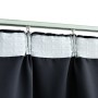 Blackout curtains with hooks 2 pieces anthracite gray 140x245 cm by vidaXL, Curtains and curtains - Ref: Foro24-134424, Price...