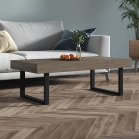 Mesa de centro MDF y hierro gris y negro 120x60x40 cm de vidaXL, Mesas de centro - Ref: Foro24-286104, Precio: 109,63 €, Desc...