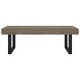 Mesa de centro MDF y hierro gris y negro 120x60x40 cm de vidaXL, Mesas de centro - Ref: Foro24-286104, Precio: 116,99 €, Desc...