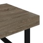 Mesa de centro MDF y hierro gris y negro 120x60x40 cm de vidaXL, Mesas de centro - Ref: Foro24-286104, Precio: 116,99 €, Desc...