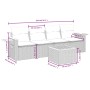 Gartensofa-Set mit Kissen, 5-teilig, beiges synthetisches Rattan von , Gartensets - Ref: Foro24-3226618, Preis: 436,56 €, Rab...