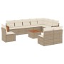 11-teiliges Gartensofa-Set mit beigen synthetischen Rattankissen von , Gartensets - Ref: Foro24-3227759, Preis: 803,98 €, Rab...