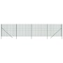 Cerca de alambre de acero galvanizado verde 1,6x10 m de , Paneles de vallas - Ref: Foro24-154052, Precio: 73,93 €, Descuento: %