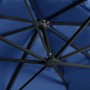 Cantilever umbrella LED lights and blue aluminum pole 400x300 cm by vidaXL, Umbrellas - Ref: Foro24-47009, Price: 320,94 €, D...