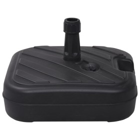 Base de sombrilla rellenable con arena/agua negro 24 L de vidaXL, Bases para sombrillas - Ref: Foro24-47856, Precio: 38,99 €,...