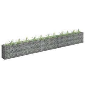 Galvanized steel gabion bed 450x30x60 cm by vidaXL, Pots and planters - Ref: Foro24-145646, Price: 118,74 €, Discount: %